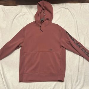 Burgundy/Red American Eagle hoodie Large